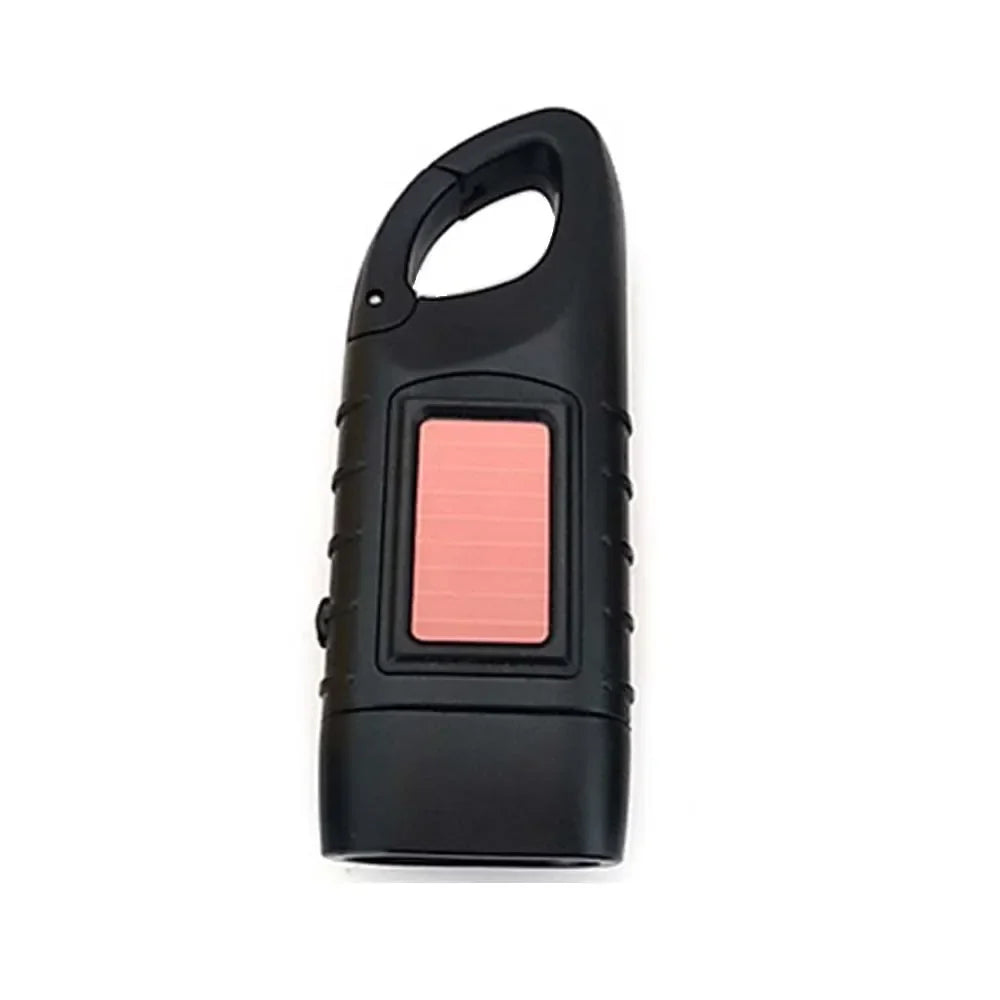 Handheld Solar & Crank LED Flashlight – Rechargeable Camping Light