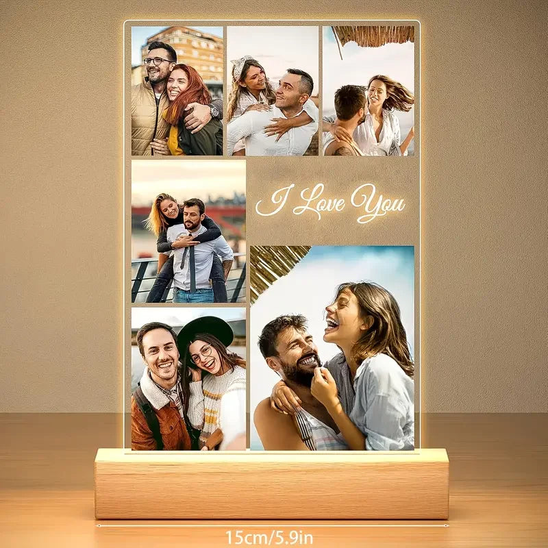 Personalized Anniversary Photo Frame For Couples Gift