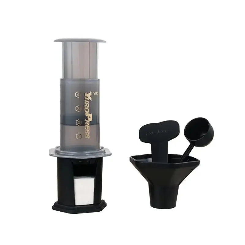 Yuropress 2-in-1 Portable French Press & Espresso Coffee Maker