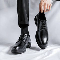 Height Boosting Men's Formal Oxford Shoes 3 6 8cm Elevate
