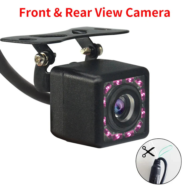 Eliteridegear Hippcron car rear view camera with 4 LED night vision, waterproof CCD, 170° HD video for reversing and parking.