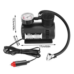 Eliteridegear small air pump inflator, compact and efficient for vehicle tires, sports equipment, and outdoor inflating needs.