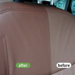Eliteridegear 300ML car plastic and leather restorer liquid in a clear bottle, suitable for restoring vehicle interior surfaces.