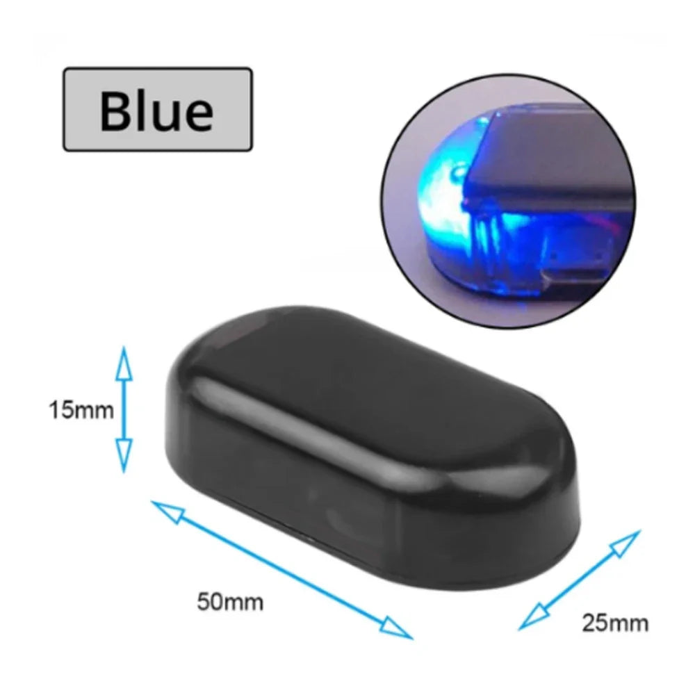 Eliteridegear solar powered fake security light with LED flashing warning lamp, simulated dummy alarm for anti-theft security.