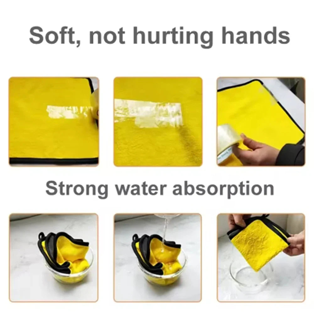 Set of 1, 2, or 5 Eliteridegear ultra-fine fiber cleaning towels for car washing, drying, and detailing.