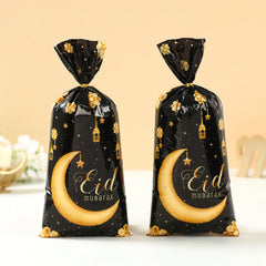 Eid Mubarak Gift Cookie Bags With Straps for Ramadan Decor