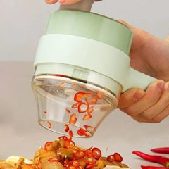 Zapcart Electric Garlic Grinder With Handle For Home Cooks Pro Cordless Fast Prep