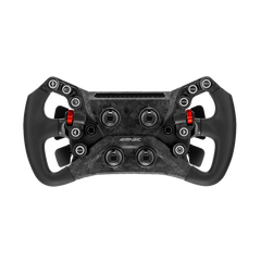 Simagic GT NEO Hub with Alpha EVO Sport 9nm wheel base and P500-2 dual-sensor 2-pedal set for racing simulation setups.