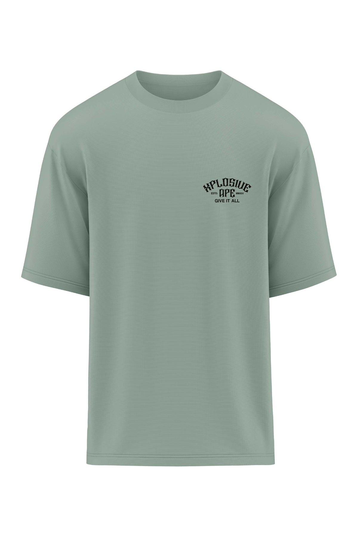 XAPE Staple Oversized Tee - Sage