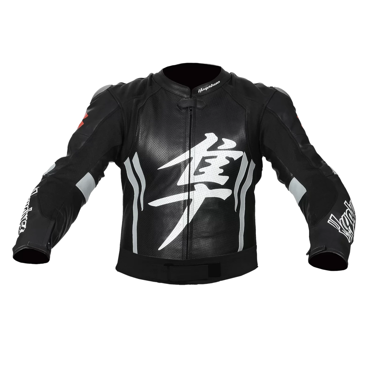 Suzuki Hayabusa Motorcycle Black Leather Jacket