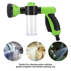 Professional Portable Multifunction Auto Foam Car Washer 3 Grade High Pressure Water Gun Cleaning Washing Foam Nozzle, Green, Yellow, Black