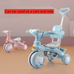 Childrens Tricycle Bicycle Outdoor Stroller
