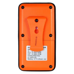 SMART SENSOR ST8900 4 in 1 Toxic Gas CO Carbon Monoxide Detector Hydrogen Sulfide H2S Oxygen Combustible Gas Test LCD Display Monitor, Sound Light Vibration Alarm