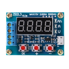 ZB2L3 Battery Capacity Tester 1.2-12V 18650 Li-ion Lithium Lead-acid Battery Capacity Meter Discharge Tester Analyzer, ZB2L3 Battery Capacity Tester