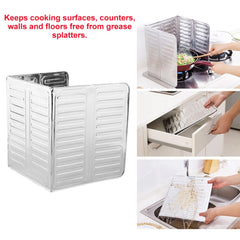 Kitchen Oil Proof Cooktop Oil Shield Creative Kitchen Splash Proof Hot Oil Proof Plate, Hot Oil Proof Plate