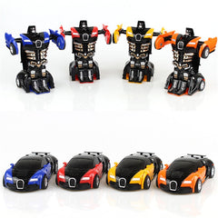 One-click Transforming Toy Car Impact Deformation Toy Model Car