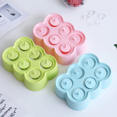 Mini DIY Creative Popsicle Mould Environmentally Friendly Silicone Ice Cube Ice Cream Mould, Rectangular