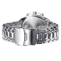 CURREN 8023 Men Stainless Steel Analog Sport Quartz Watch, White case white face, Silver case gold face, Silver case gold ring black face, Black case white face, Black case black face, Black case gold ring white face, Black case gold face              ...