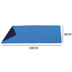 Absorbent Polyester Quick-drying Breathable Cold-skinned Fitness Sports Portable Towel, 30x100 Zippered Bag, 40x80 Round Cask