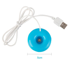Donut Shape Mini USB Air Humidifier Aroma Diffuser Purifier, Donut Shape Pink, Donut Shape White, Donut Shape Blue