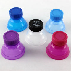 10 PCS Small Cans Cola Lid Sprite Leakproof Cap, Random Color Delivery, 10 PCS