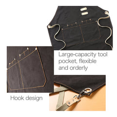 Barista Hairdresser Apron Florist Restaurant Bar Work Clothes, One Size