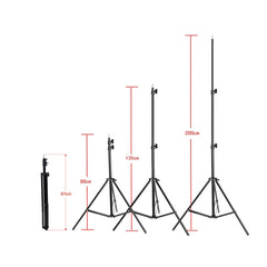 200 * 300cm Photo Studio Background Support Backdrop Crossbar Kit, 200x300cm