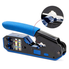 Rj45 Crystal Head 8P6P Network Tool With Stripping Wire Extrusion Crimping Wire Cable Pliers, Pliers