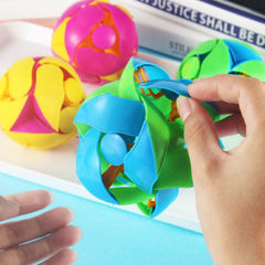 Creative Hand Throwing Color Changing Ball Transformation Telescopic Deformation Ball Magic Props Educational Children Toys, Magic Ball