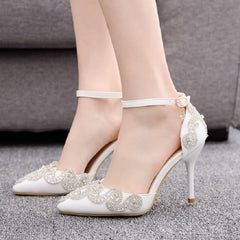 Rhinestone Stiletto Pointed Heel Women Shoes, 34, 35, 36, 37, 38, 39, 40, 41, 42