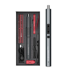 51 In 1 Rechargeable Mini Electric Screwdriver Set With 3LED Lighting, 51 In 1 Blue, 51 In 1 Red, 51 In 1 Gray