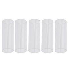 5PCS Acrylic Guitar Slide Tube Folk Slide Block, 28mm(Transparent), 51mm(Transparent), 60mm(Transparent), 70mm(Transparent)