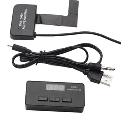 DAB+Digital Broadcasting Receiver Box Car DAB+Receiver Box with FM Forwarding, with FM Forwarding