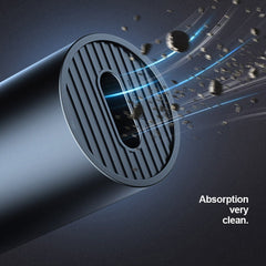 Creative Mini Handheld Portable Vacuum Cleaner USB Charging High Power Household Vacuum Cleaner, Space Gray, Pure White
