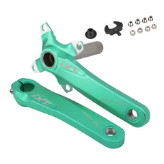 JIANKUN IXF Mountain Bike Hollow Crank Modified Single-plate Left and Right Cranks Crankshaft Bottom Axle, Left and Right Crank, Left and Right Crank+Bottom Bracket