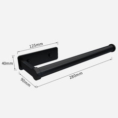 Kitchen Paper Towel Rack Lazy Rag Rack Wall Mount Bracket, Roll Paper Holder