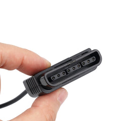 Kebidu USB GamePad Games Controller Converter Without Driver for Sony PS1 PS2  Adapter Cable Newest PS3 PS2, For PS1 / PS2