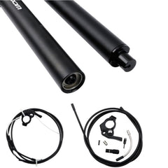 ZOOM Bicycle Wire-Controlled Hydraulic Lift Seat Tube Mountain Bike Seatpost, 30.9mm 400mm Internal Routing, 31.6mm 400mm Internal Routing
