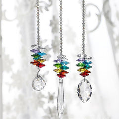 Crystal Pendant DIY Pendant Home Decoration Wedding Decoration Bead Curtain Car Decoration, 20# Lighting Ball Pendant, Multi-faced Bead Pendant, Horse Eye Pendant
