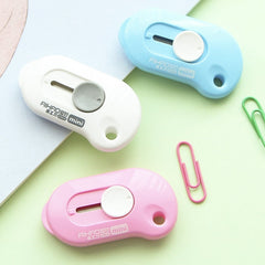 Cute Solid Mini Portable Knife Paper Cutter Razor Blade Office Stationery, TBD050536701C, TBD050536701A, TBD050536701B