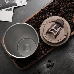 500ML Portable Stainless Steel Creative Gift Coffee Cup Office Vacuum Thermos Mug