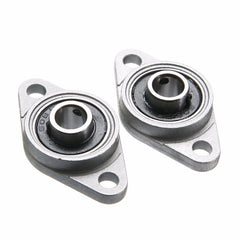 2pcs Diamond Bearing Housing Zinc Alloy Miniature Housing Bearing 3D Printer Accessories Universal, KFL08 (inner diameter 8), KFL000 (inner diameter 10), KFL001 (inner diameter 12)
