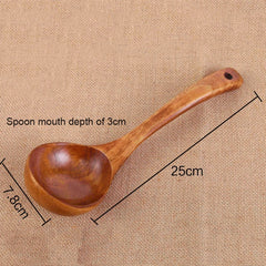 Long-handled Wooden Spoon, Long-handled Spoon