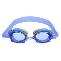 4 in 1 Cartoon Little Crab Waterproof and Anti-fog Silicone Swimming Goggles + Printed Pattern Swimming Cap + Nose Clip Earplugs + Storage Bag Swimming Equipment Set for Children, 4 in 1 Swimming Set (Blue Crab), 4 in 1 Swimming Set (Pink Crab)        ...