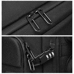 Ozuko 9326 Men Outdoor Multifunctional Anti-theft Backpack Sports Waterproof Travel Shoulders Bag with External USB Charging Port, Ozuko 9326