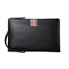 Men Leather Casual Clutch Leather Smart Anti-Theft & Anti-Lost Coin Purse, Large, Small