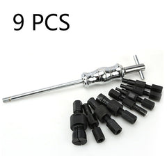 9 In 1 Inner Bearing Pull Code Puller Inner Hole Peilin Sliding Hammer Group Puller Inner Bearing Remove Tool, 9 In 1