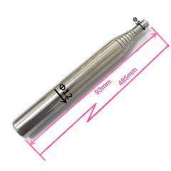 Camping Survival Blow Fire Tube Emergency Fire Starting Retractable blowpipe, 8 Sections