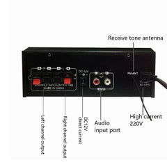 G20 Smart Digital Power Amplifier Built-In Bluetooth / USB / SD / FM Power Amplifier, EU Plug