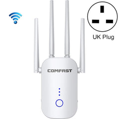 COMFAST CF-WR758AC Dual Frequency 1200Mbps Wireless Repeater 5.8G WIFI Signal Amplifier, CN Plug, TBD05451904, TBD05451904EU, TBD05451904UK
